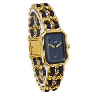 Chanel Premiere Watch Gold #XL C.M.04123